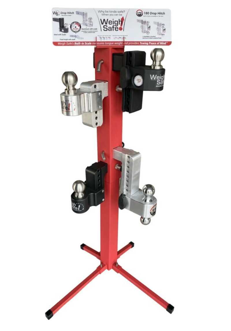 Weigh Safe — Weigh Safe Regular POP Display Stand - Red