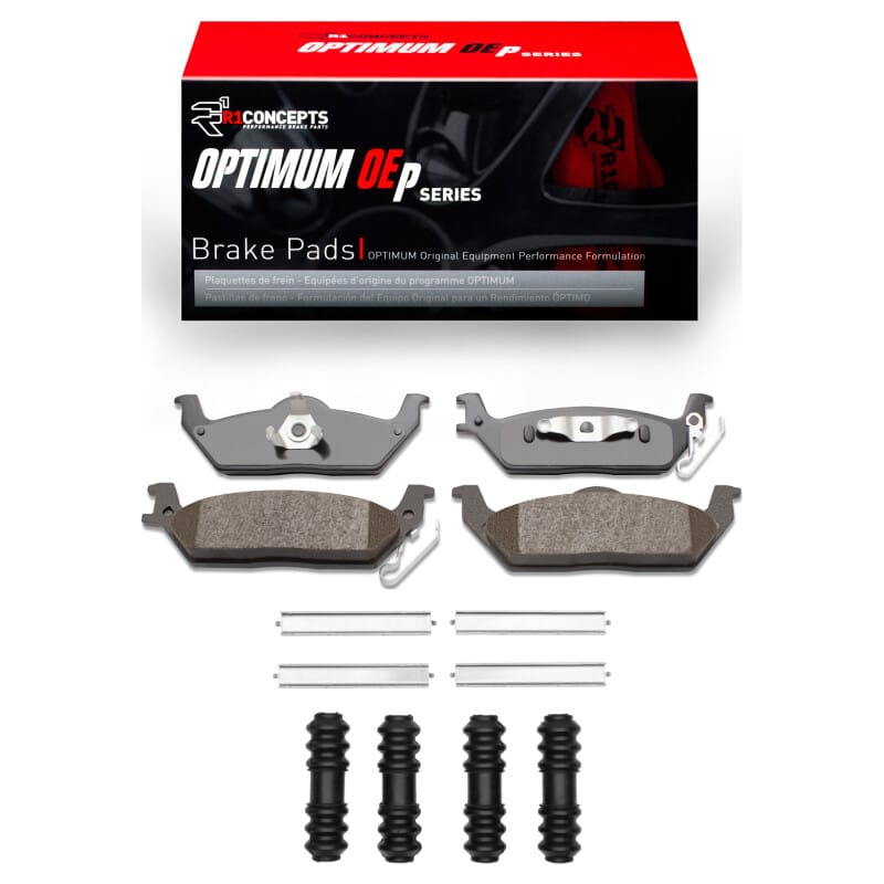 R1 Concepts — R1 10-11 Ford F-150 4WD Rear Optimum OE Pads & Hardware Kit
R1 Optimum Oe Pads a