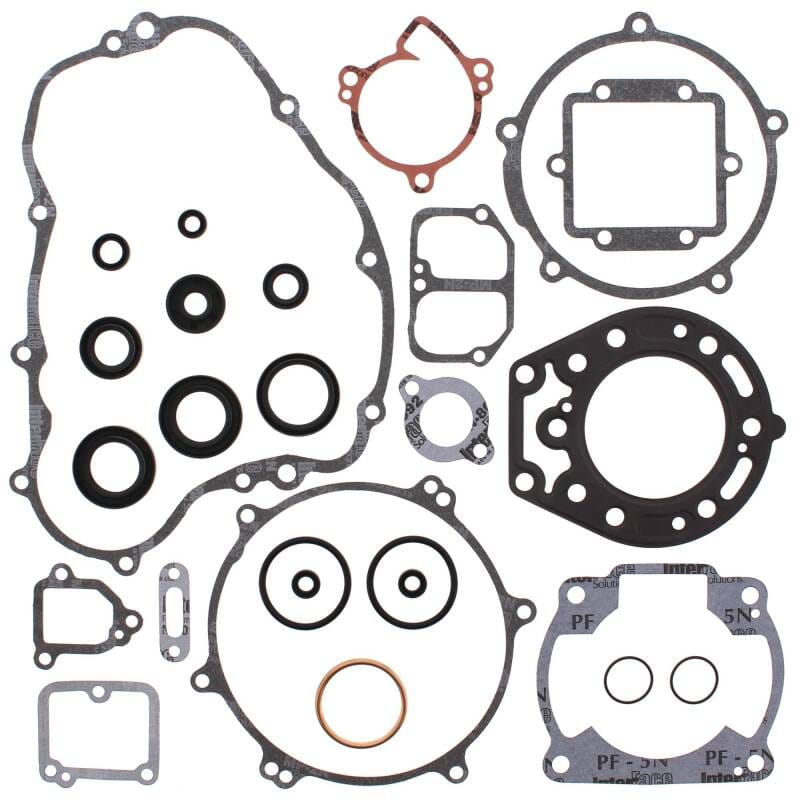 Vertex Pistons — Vertex Gaskets 95-06 Kawasaki KDX200 Complete Gasket Kit w/ Oil Seals