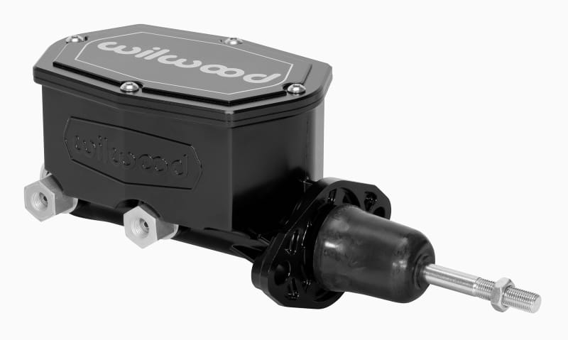 Wilwood — Wilwood Compact Tandem Master Cylinder - 1.12in Bore - w/Pushrod (Black)
M/C,TANDEM COMPACT