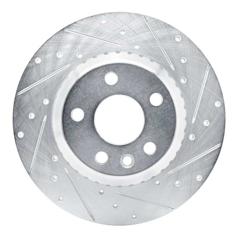 R1 Concepts — R1 20-22 Jaguar E-Pace Rear Right Drilled & Slotted Silver Brake Rotor
R1 Brake Rotor Drill