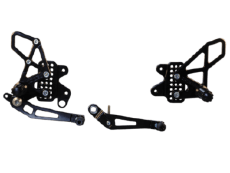 Vortex Racing — Vortex Racing 11-23 Suzuki GSX-R600,GSX-R750 Rear Set- Black