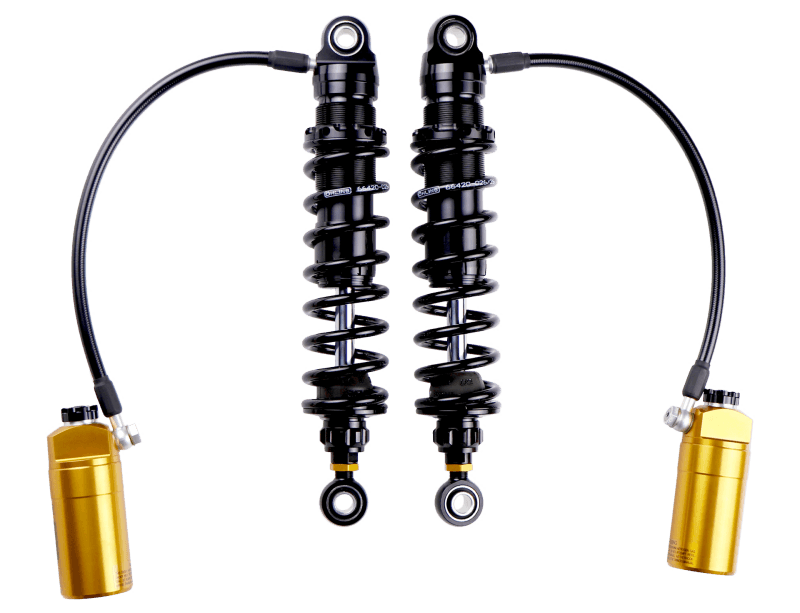 Ohlins — Ohlins 14-26 Harley FL Touring STX 36 Twin Blackline 13in Shocks Min 250lb- Max 575lb