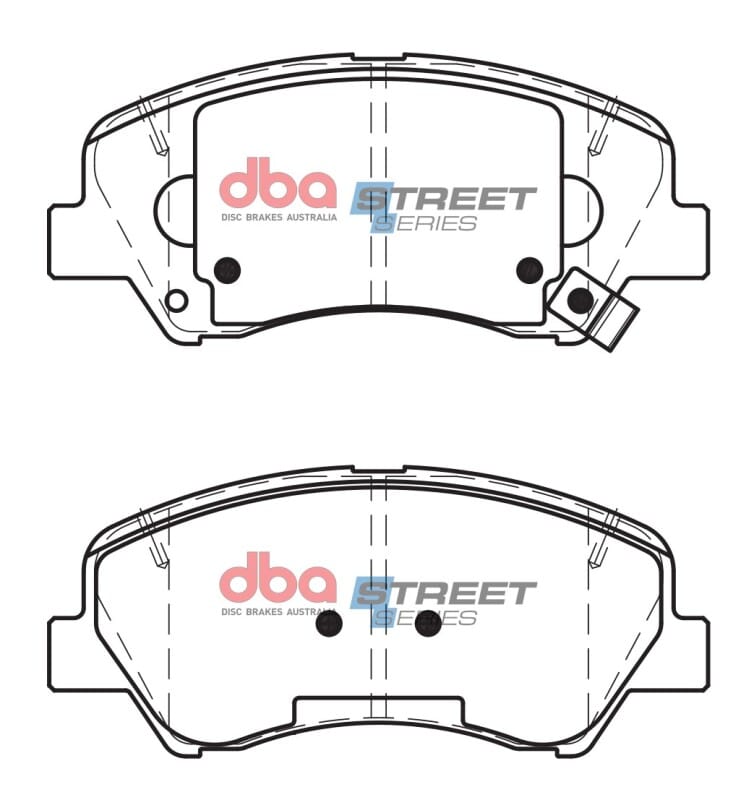 DBA — DBA 12-17 Hyundai Accent Street Series Front Brake Pads
Brake Pad