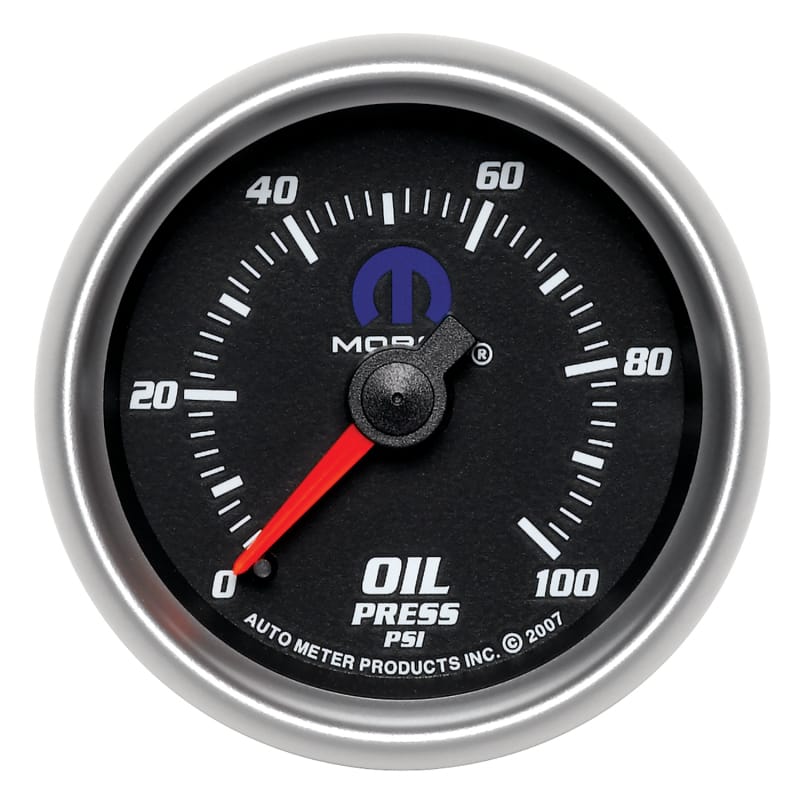 AutoMeter — Autometer Mopar 2-1/16in Mechanical 100PSI Oil Pressure Gauge
MOPAR #77060035, 2-1