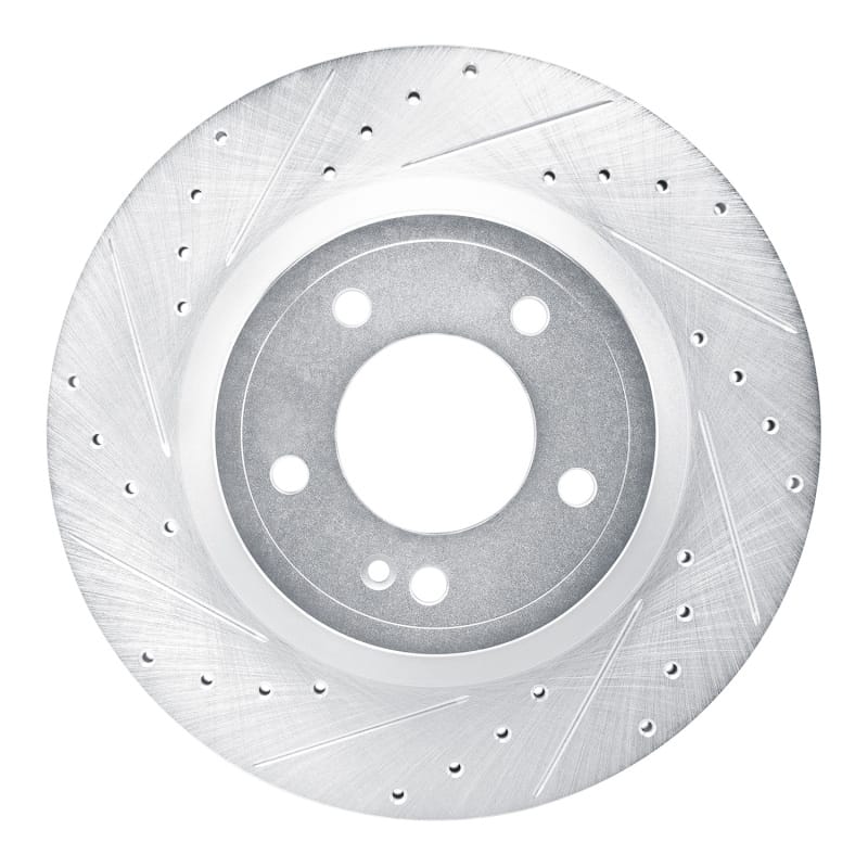 R1 Concepts — R1 19-25 Mercedes-Benz G580 Rear Left Drilled & Slotted Silver Brake Rotor
R1 Brake Rotor Drill