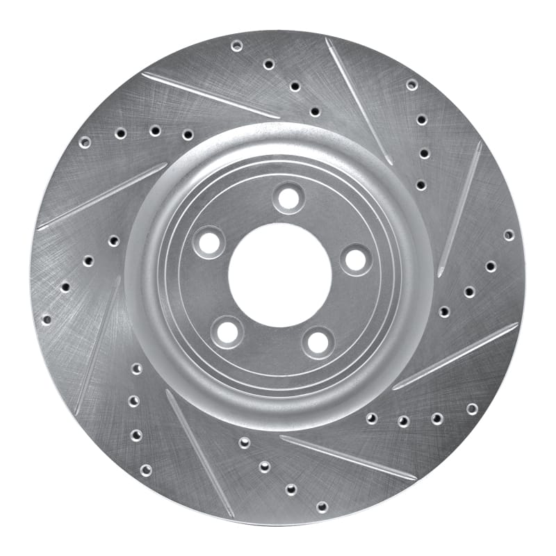 R1 Concepts — R1 06-21 Jaguar XKR Front Right Drilled & Slotted Silver Brake Rotor
R1 Brake Rotor Drill