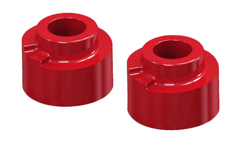 Prothane — Prothane 05-09 Ford F250 SD 4wd Front Coil Spring 2.5in Lift Spacer - Red
COIL SPRING ISOLATOR