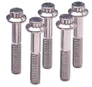 ARP — ARP M10 x 1.25 x 20 12pt Stainless Steel Bolts (Set of 5)