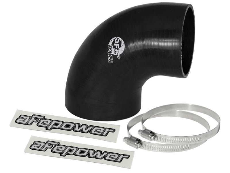 aFe — aFe Magnum FORCE CAI Univ. Silicone Reducing Coupler (4in. to 3.5in. ID) 90Deg. Elbow - Black
Intake Coupling Kit
