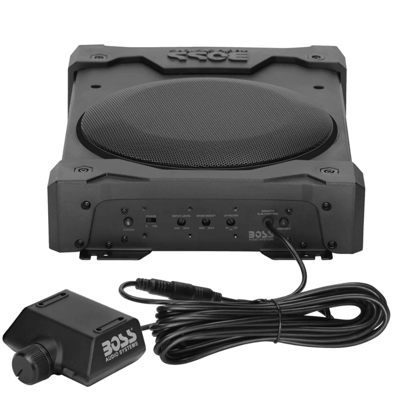 Boss Audio — Boss Audio 8in 800W Amplified Subwoofer System w/ Enclosure - Single