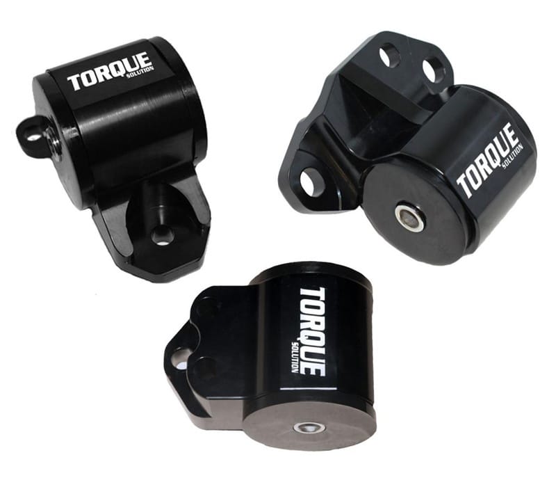 Torque Solution — Torque Solution 3pc Billet Engine Mount Kit (3 Bolt): 92-95 Honda Civic/94-01 Integra/93-97 Del Sol