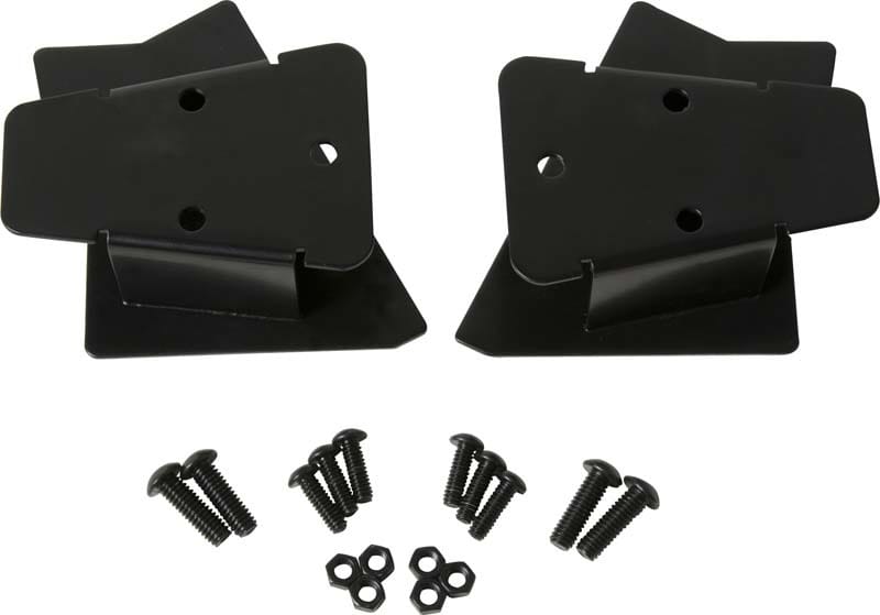 Kentrol — Kentrol 03-06 Jeep Wrangler TJ Mirror Relocation Bracket Pair - Powdercoat Black