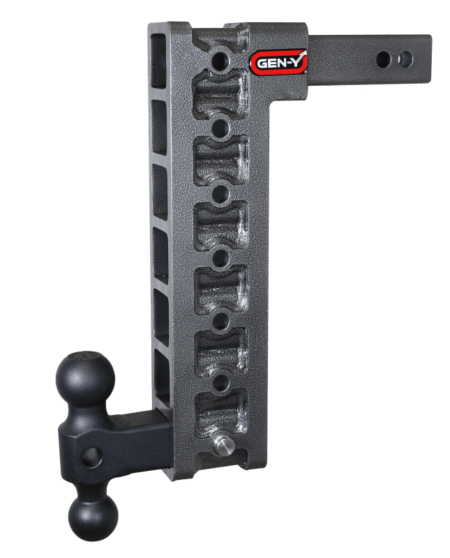 GEN-Y Hitch — Gen-Y Mega Duty 2in Shank 15in Drop 10K Hitch w/Dual-Ball (Use w/Stabilizer Kit GH-0100)
Drop Hitch