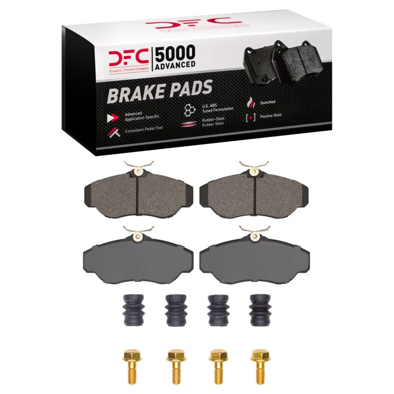 DFC — DFC 94-04 Land Rover Range Rover Front 5000 Advanced Low Metallic Brake Pads and Hardware Kit
DFC Brake Pad Set