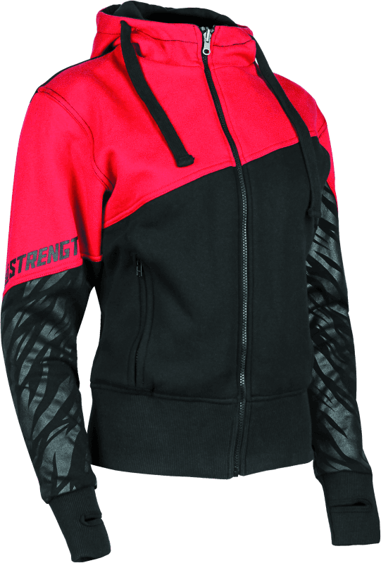 Speed and Strength — Speed and Strength Cat Outa Hell Hoody Red/Black Womens - XL
