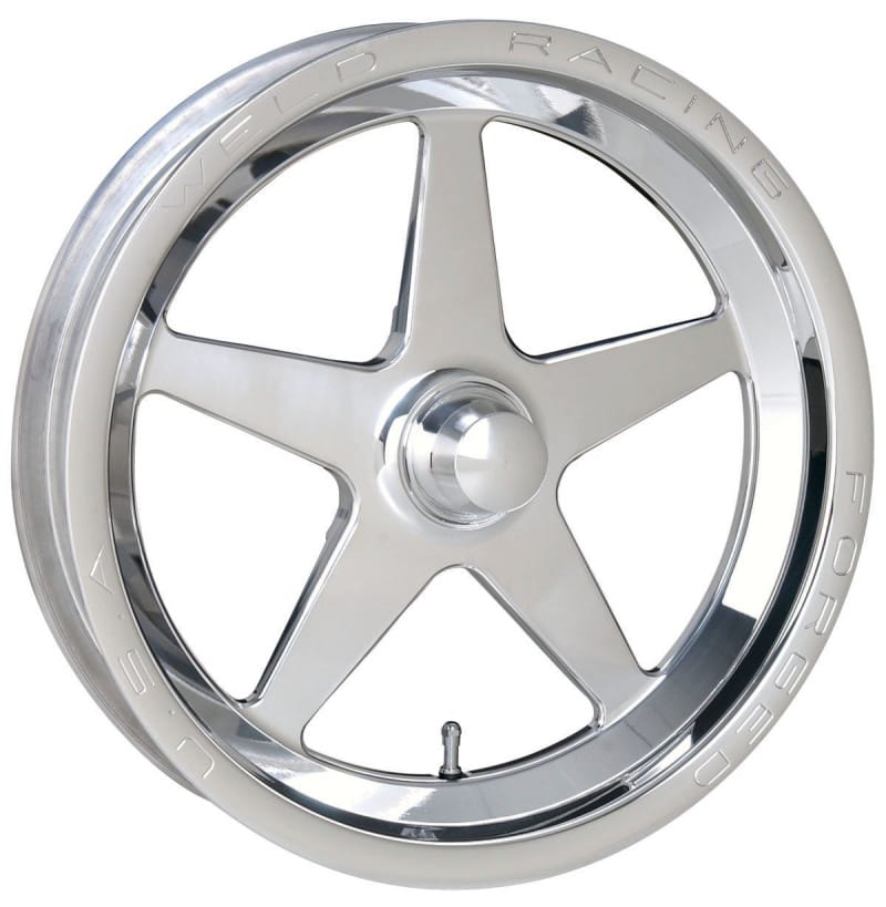 Weld — Weld Alumastar 1-Piece 15x3.5 / Anglia Spindle MT / 1.75in. BS Polished Wheel - Non-Beadlock
15x3.5'' Alumastar