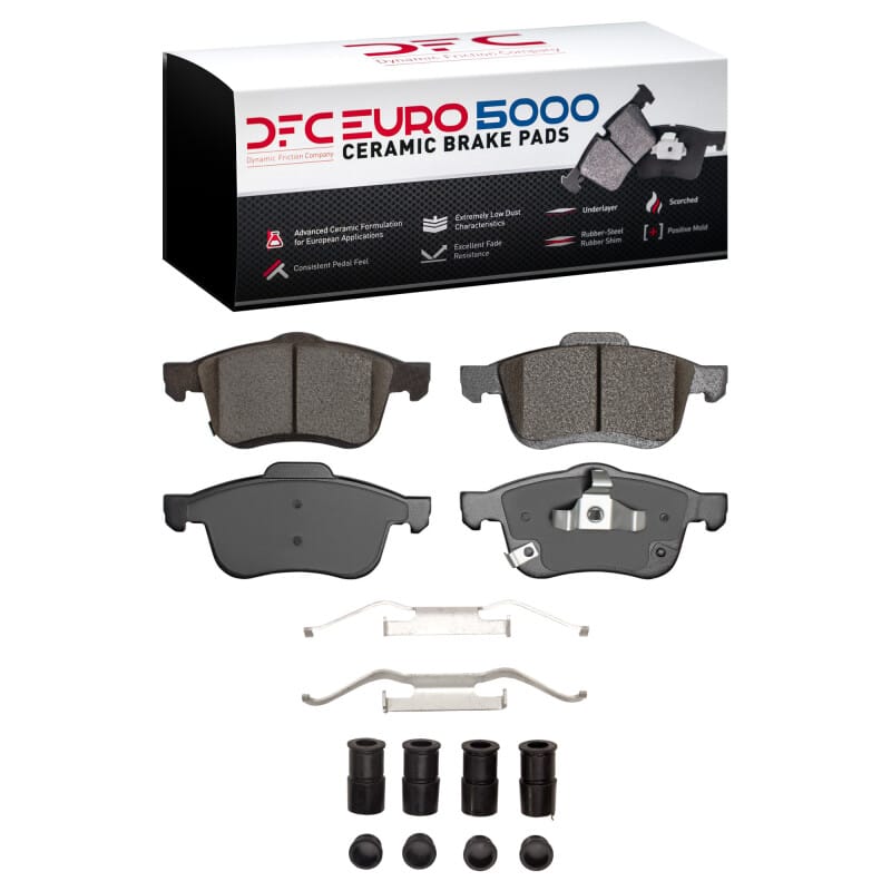 DFC — DFC 14-19 Fiat 500L Front Euro 5000 Ceramic Brake Pads and Hardware Kit
DFC EURO Pads + HW