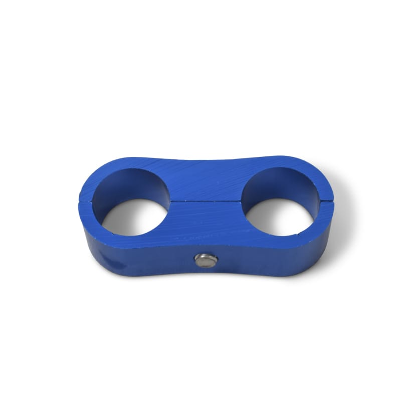 Russell — Russell Hose Separator For -6 Braided Hose Blue Anodize (2 Pack)