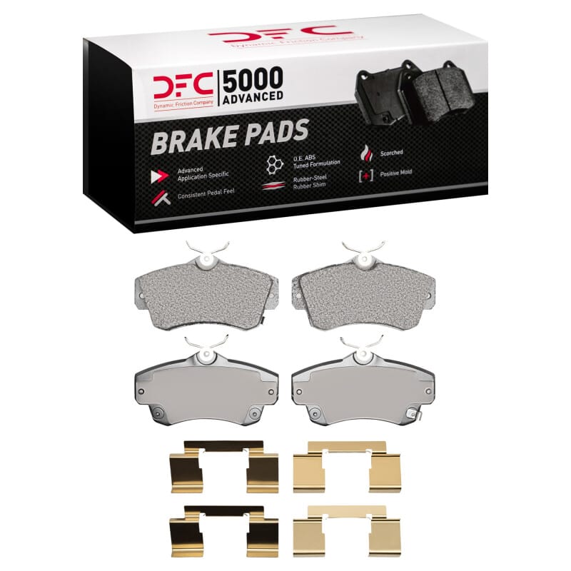 DFC — DFC 03-09 Chrysler PT Cruiser Front 5000 Advanced Semi Metallic Brake Pads and Hardware Kit
DFC Brake Pad Set