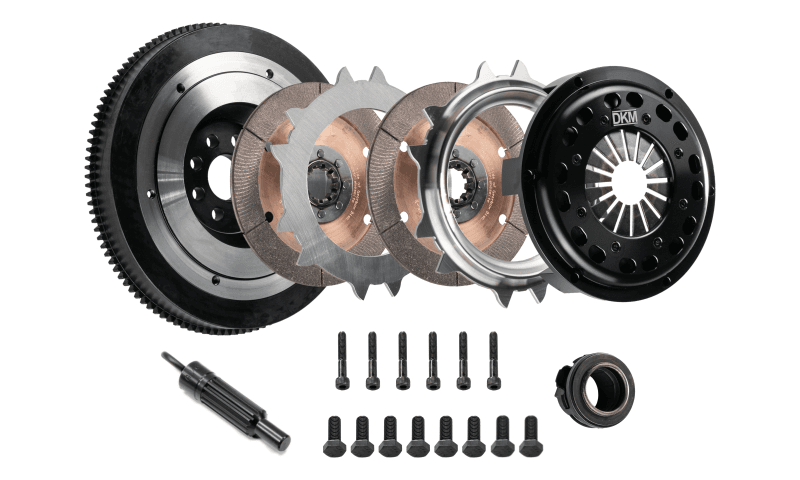 DKM Clutch — DKM Clutch 01-06 Mini Cooper/S R53 184mm Ceramic Twin Disc MR Clutch w/Flywheel (750 ft/lbs Torque)
Clutch Kit