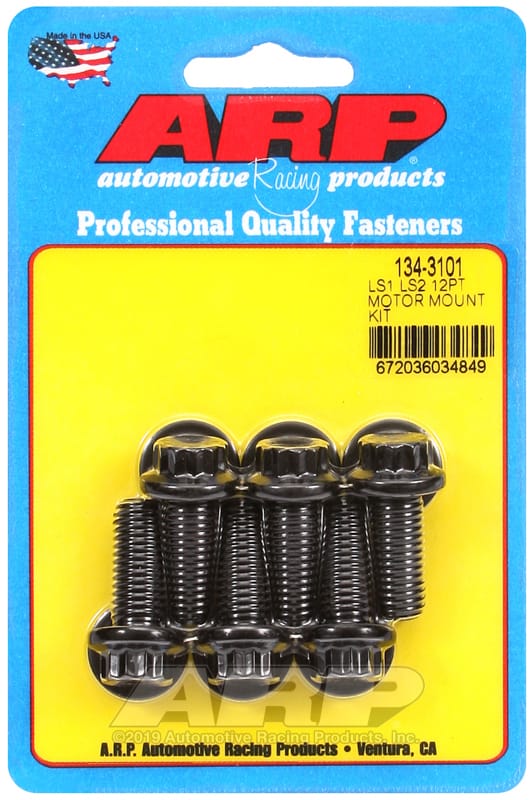 ARP — ARP LS1 LS2 SS 12pt Motor Mount Bolt Kit