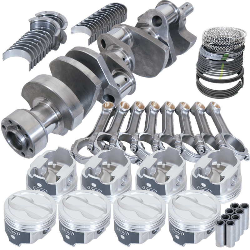 Eagle — Eagle Chevy LT1350 1Pc 3.750in Crank 5.700in I-Beam Rods -18cc 4.060in Pistons Rotating Assembly
Street & Strip Assy
