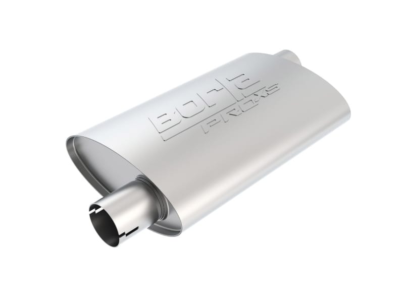 Borla — Borla Universal Pro-XS Oval 2.25in Inlet / Outlet Offset Notched Muffler
ProXS Muffler
Muffler