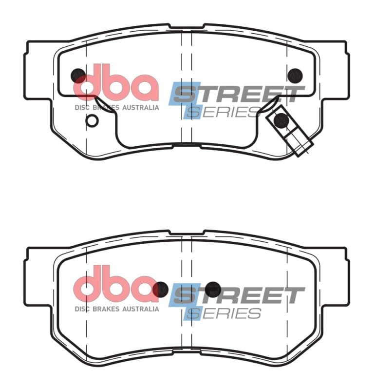DBA — DBA 07-09 Hyundai Elantra (Rear Rotor) Street Series Rear Brake Pads
Brake Pad
