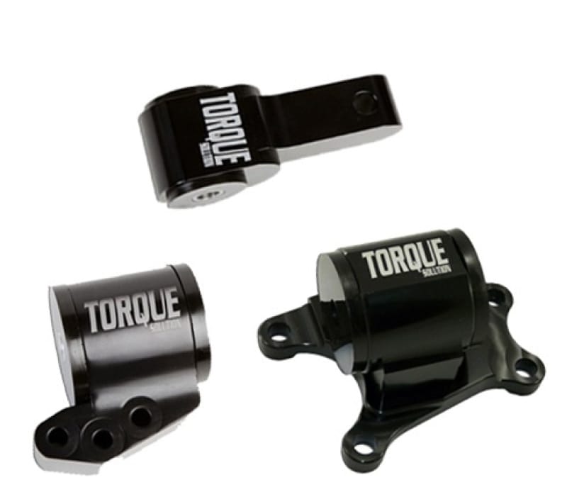 Torque Solution — Torque Solution Mitsubishi EVO VII-IX Billet 3 piece mount Kit, 6 Speed Transmission