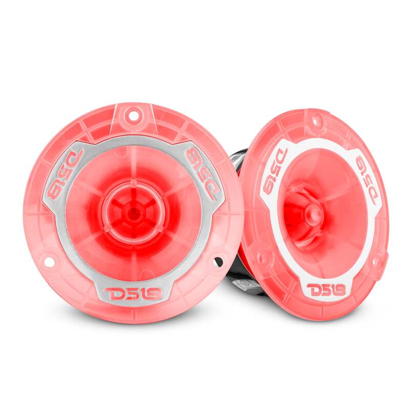 DS18 — DS18 3.8in Super Bullet Tweeter 120 Watts RMS 1in Aluminum Vc 4 ohm RGB LED Lights- Pair