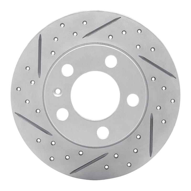 R1 Concepts — R1 98-24 Audi Tt Rear Left Drilled & Slotted Geo-Carbon Rotor