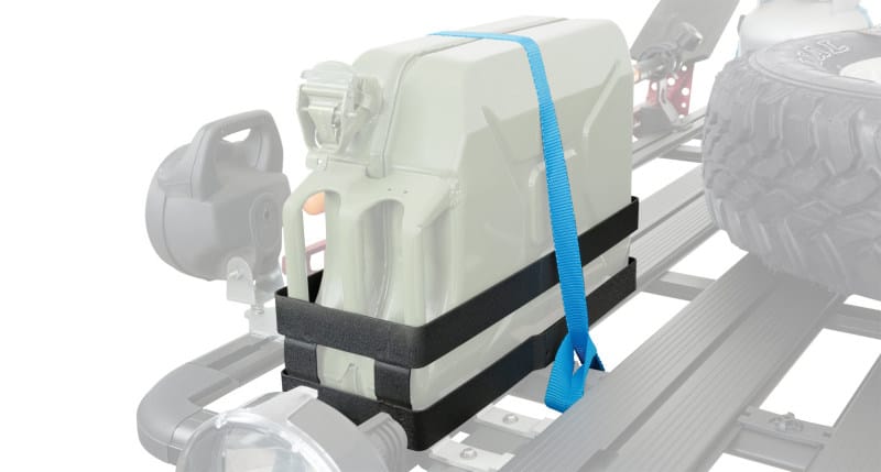 Rhino-Rack — Rhino-Rack Horizontal Jerry Can Holder (Pioneer/Alloy Tray)
