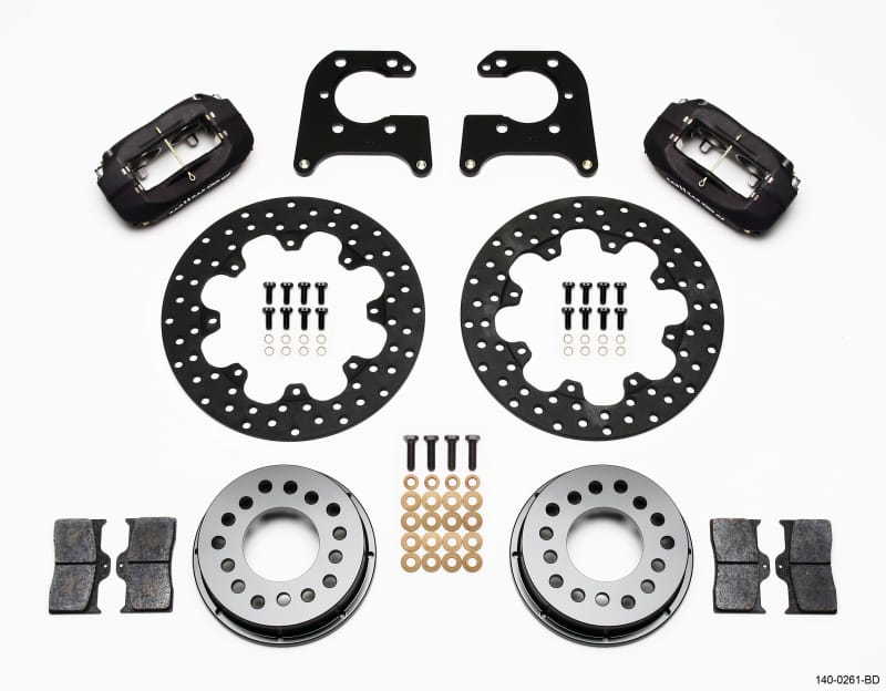 Wilwood — Wilwood Forged Dynalite Rear Drag Kit Drilled Rotor Big Ford 2.36in Offset
BRAKE KIT