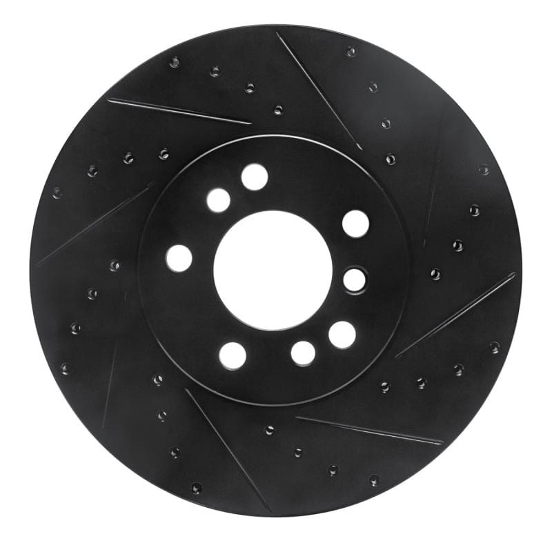 R1 Concepts — R1 00-06 BMW X5 Front Right Drilled & Slotted Black Brake Rotor
R1 Brake Rotor Drill