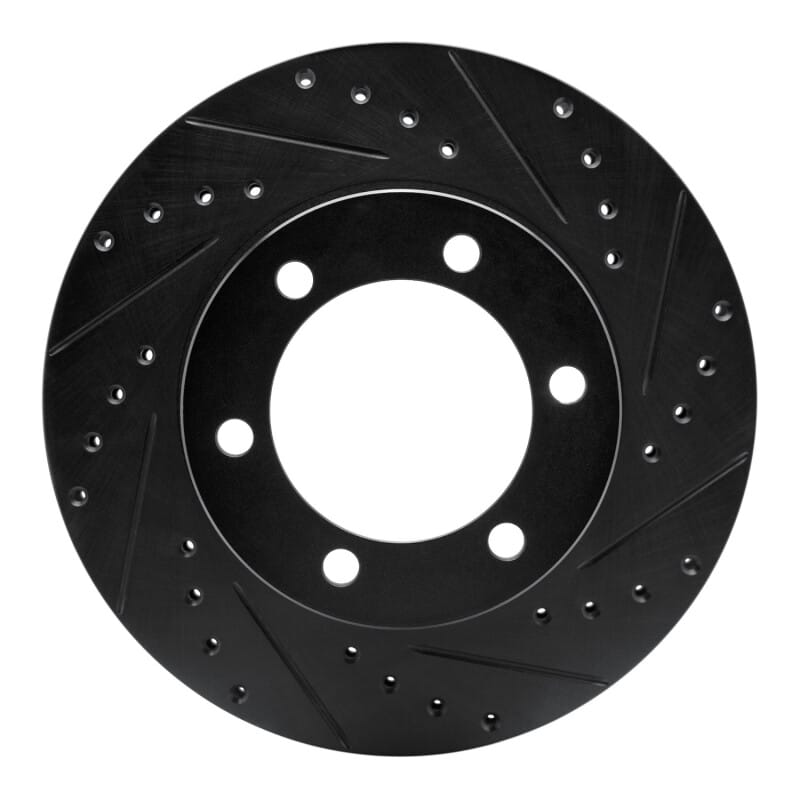 R1 Concepts — R1 95-04 Toyota Tacoma Front Right Drilled & Slotted Black Brake Rotor
R1 Brake Rotor Drill