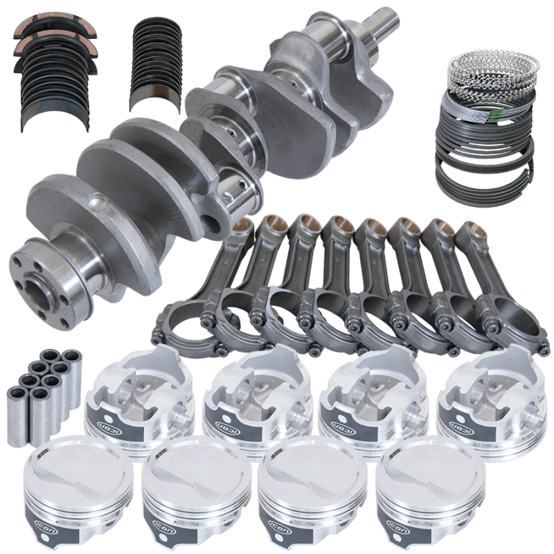 Eagle — Eagle Ford 351W 4.000in Crank 2.750in Mains 6.200in I-Beam Rods 4.040in Pistons Rotating Assembly