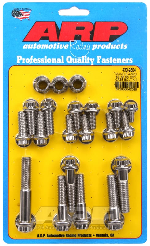 ARP — ARP Muncie 4-spd 63-68 SS 12pt trans case bolt kit