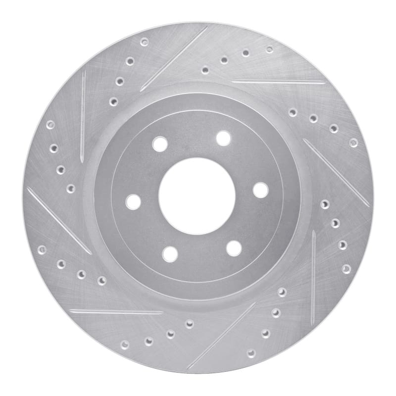 R1 Concepts — R1 08-11 Nissan Pathfinder Front Left Drilled & Slotted Silver Brake Rotor
R1 Brake Rotor Drill