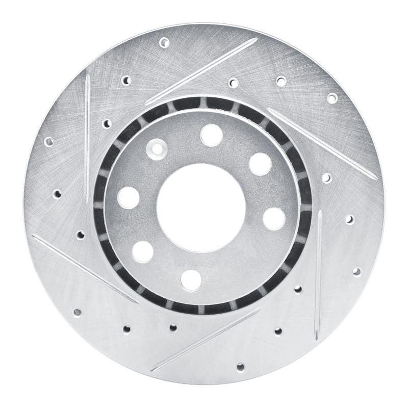 R1 Concepts — R1 98-99 Chevrolet TIGRA (Mexico) Front Left Drilled & Slotted Silver Brake Rotor
R1 Brake Rotor Drill
