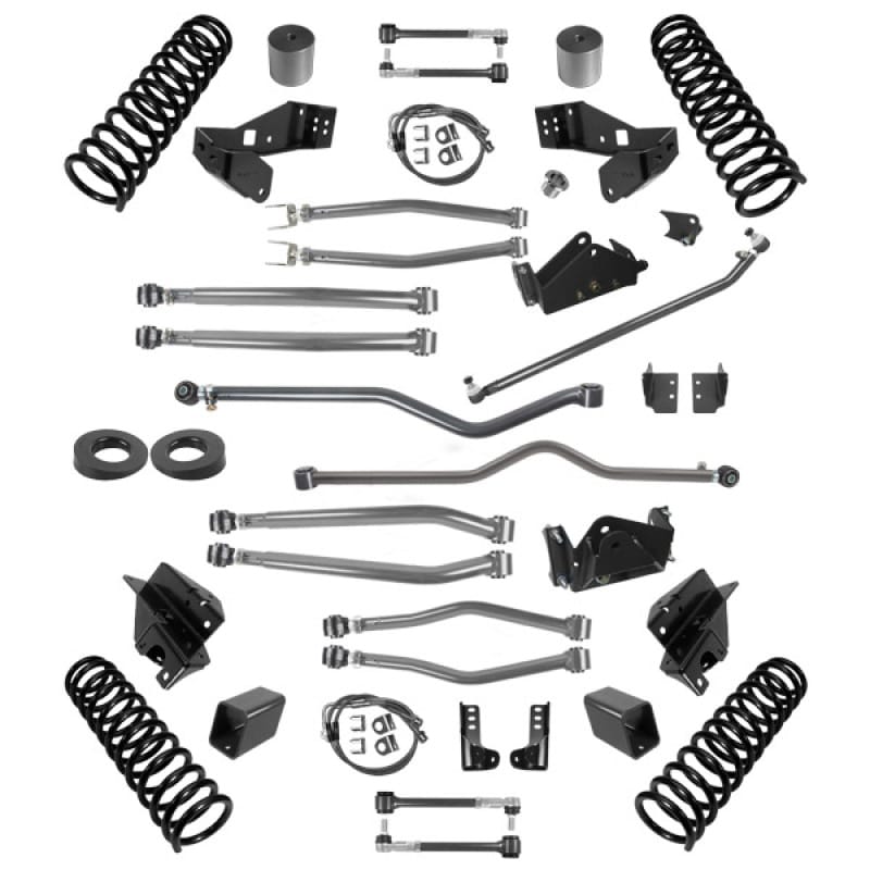 Synergy Mfg — Synergy 07-18 Jeep Wrangler JKU 4 DR 4.5in Lift Stage 4 Suspension System