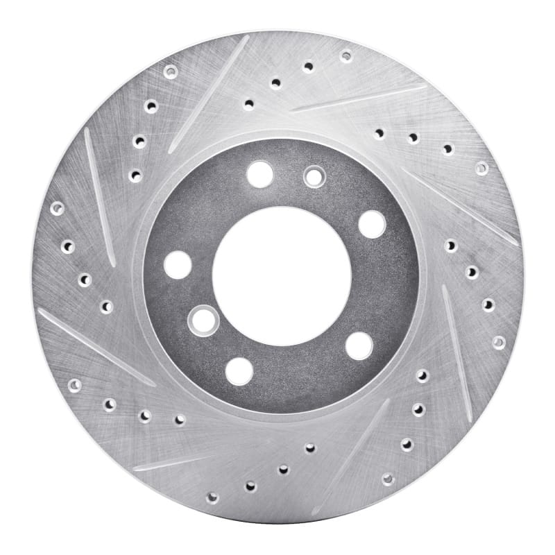 R1 Concepts — R1 87-95 BMW 735IL Front Left Drilled & Slotted Silver Brake Rotor
R1 Brake Rotor Drill