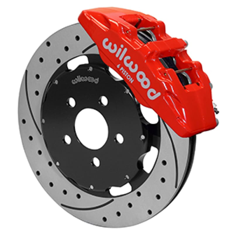 Wilwood — Wilwood 03-05 Dodge Neon SRT-4 Forged Dynapro 6 Big Brake Front Brake Kit 12.19 - Red