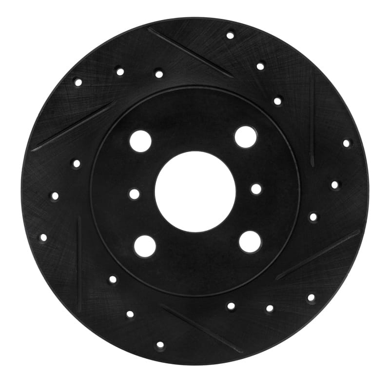 R1 Concepts — R1 83-90 Toyota Tercel Front Right Drilled & Slotted Black Brake Rotor
R1 Brake Rotor Drill