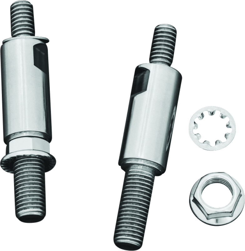 Kuryakyn — Kuryakyn Raised Mirror Adaptors Metric Models (Excluding Yamaha) Chrome