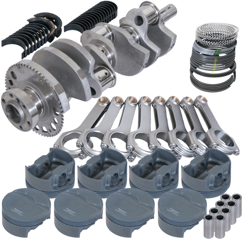 Eagle — Eagle Chevy LS7 4.000in Crank 58 Tth Reluctor 6.125in H-Beam -18cc 4.130in Pistons Rotating Assembly
Competition Assembly