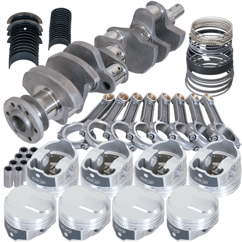 Eagle — Eagle Chevy 454 4.000in Crank 6.135in I-Beam Rods 43cc Dome 4.280in Pistons Rotating Assembly
Pro Street Assembly