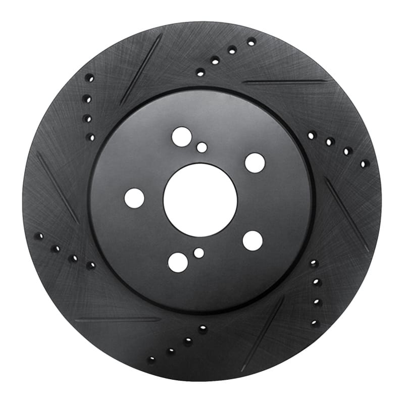 R1 Concepts — R1 19-25 Toyota Corolla (US/Canada) Front Left Drilled & Slotted Black Brake Rotor
R1 Brake Rotor Drill