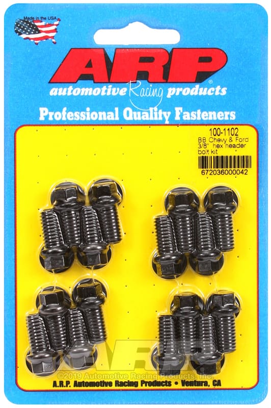 ARP — ARP Big Block Chevy & Ford 3/8in Hex Header Bolt Kit