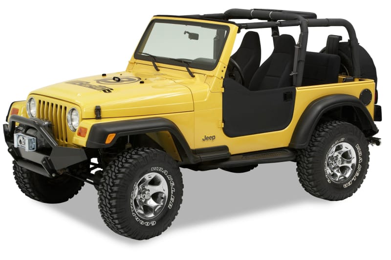Bestop — Bestop 97-06 Jeep Wrangler TJ Lower Fabric Doors (Black Diamond)
Lower Fabric Doors